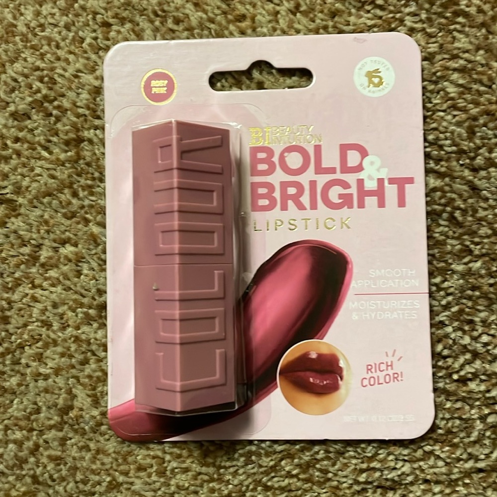 Beauty Intuition Bold Bright Lipstick (Rosy Pink)